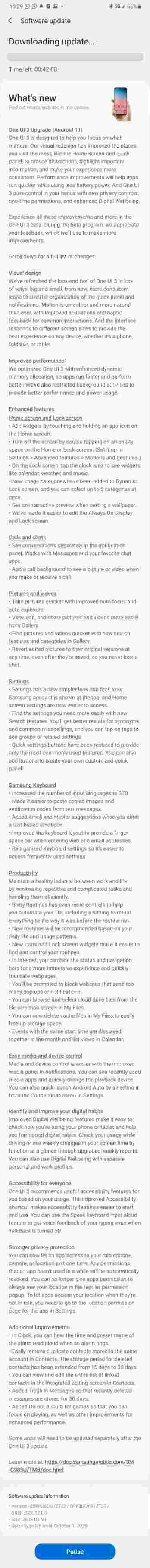 Samsung ปล่อย OneUI 3.0 Beta ให้กับ Galaxy S20, S20+, S20 Ultra ในสหรัฐอเมริกาแล้ว